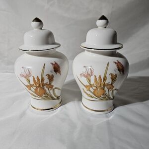 Vintage Japanese Porcelain Ginger Jars